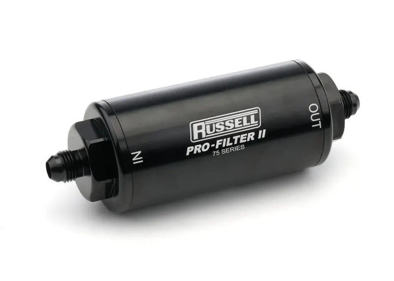 6An 10 Micron Gas Filter Male In/Out Black 1