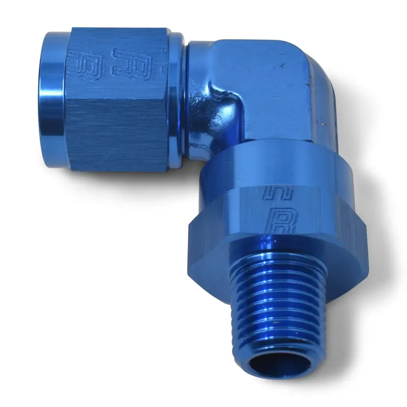 6An 3/8Npt 90Deg Swivel Blue 1