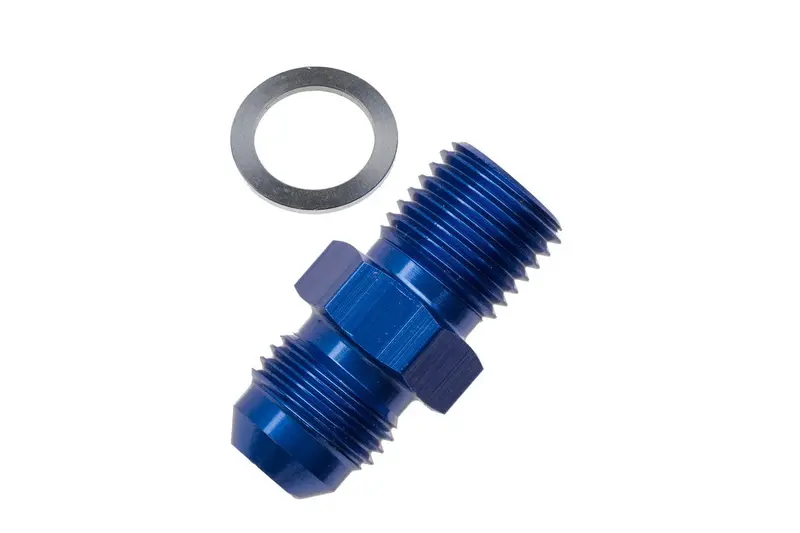 6An To M18x1.5 Fitting Inverted Flare Male Blue 1