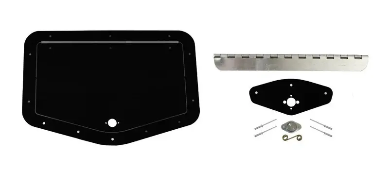 6In X 12In Access Panel - Black 1