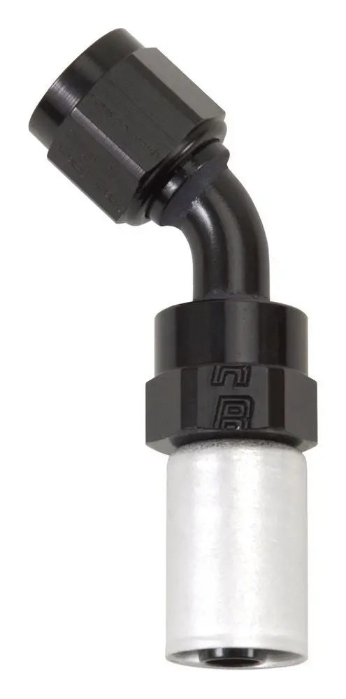 #8 45 Deg Hose Fitting P/C Crimp-On 1