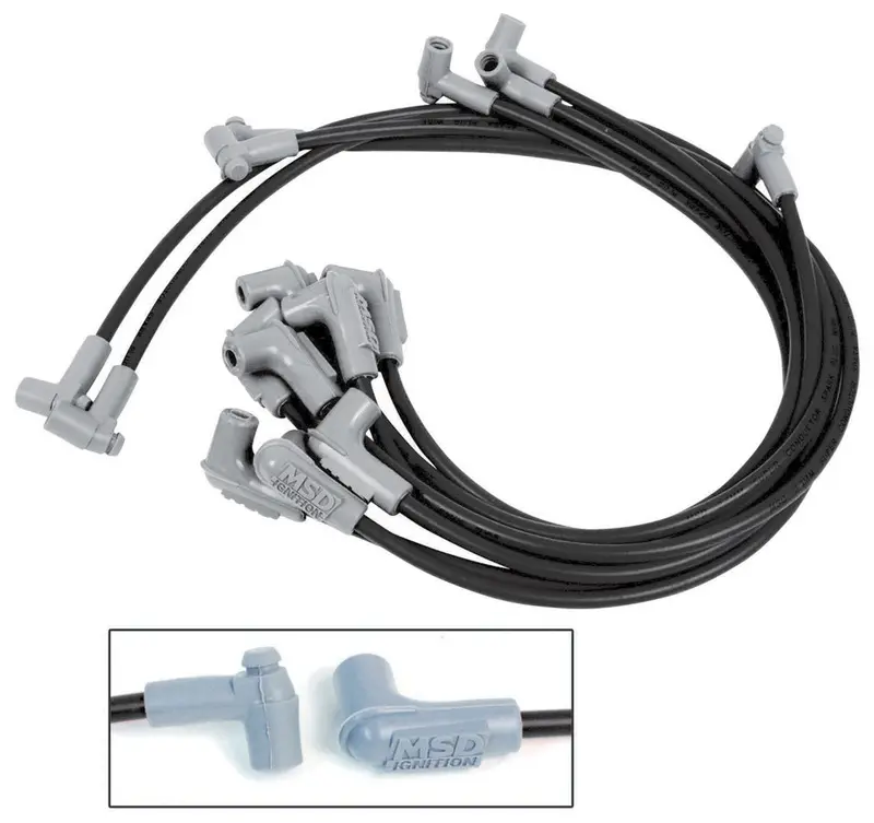 8.5Mm Spark Plug Wire Set - Black 1