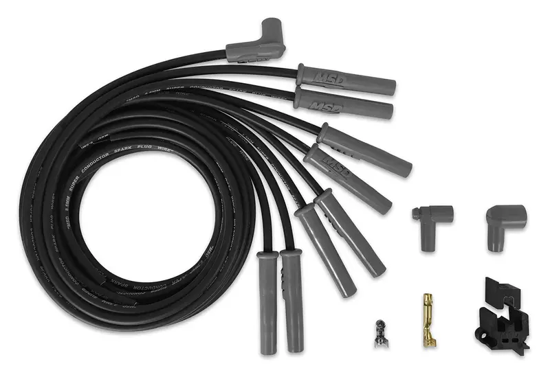 8.5Mm Spark Plug Wire Set - Black 1