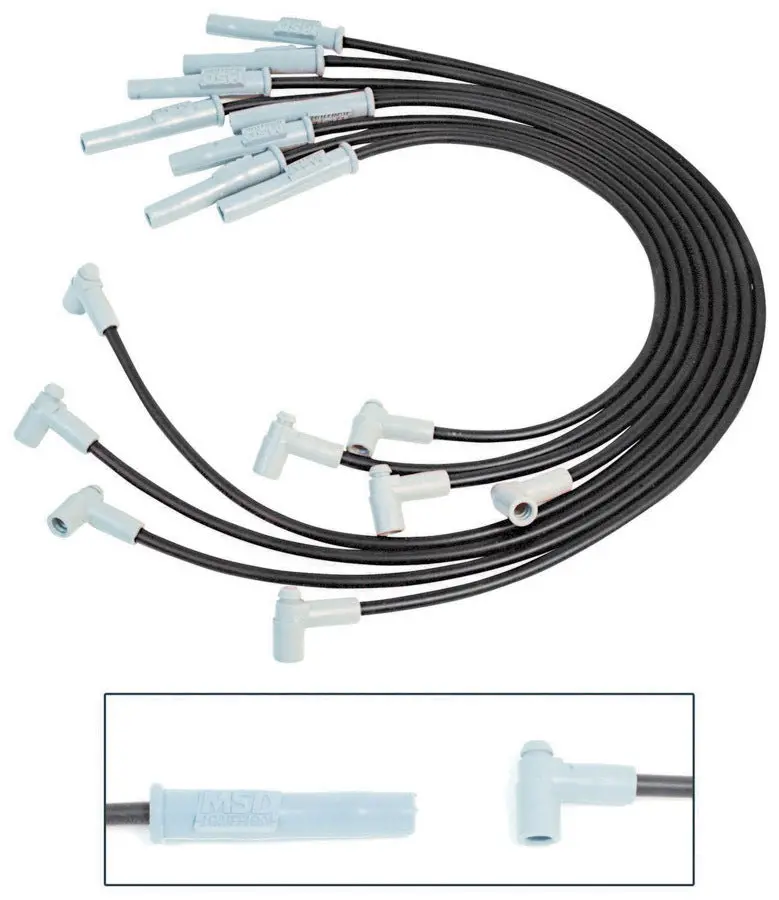 8.5Mm Spark Plug Wire Set - Black 1