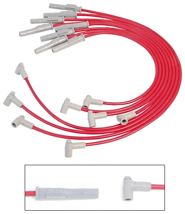 8.5Mm Spark Plug Wire Set - Red 1