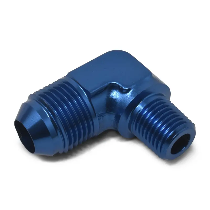8An 90Deg To 3/8Npt Blue 1