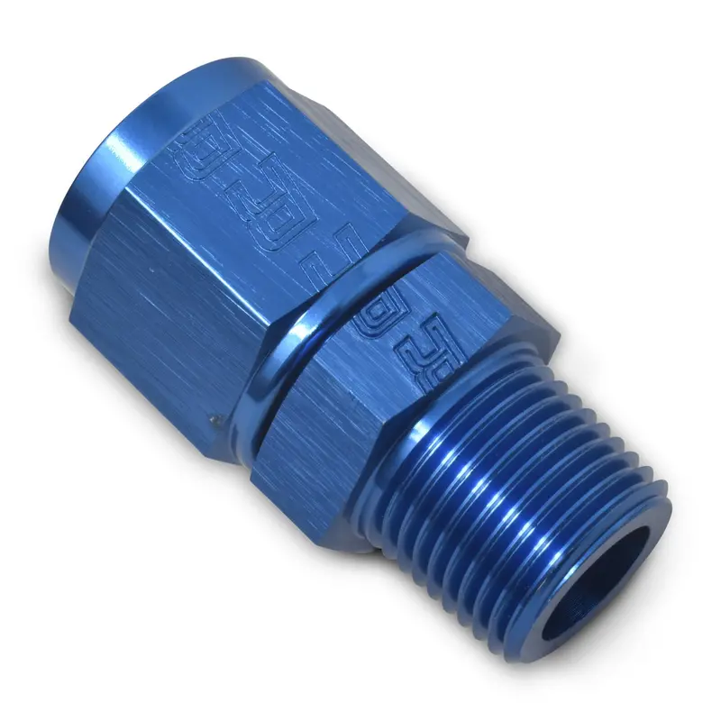 8An F 3/8M Straight Blue 1