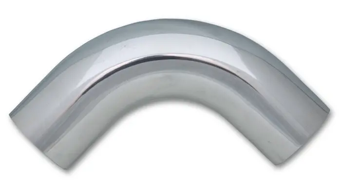 90 Degree Aluminum Bend, 4" O.D. - Polished 1