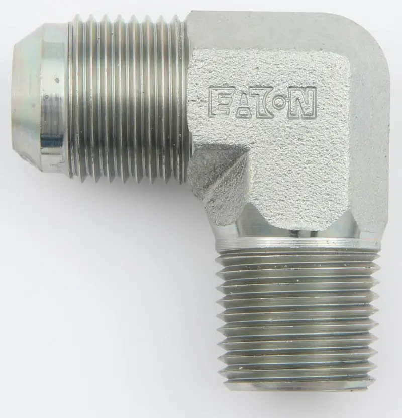 90 Male Elbow #8 To 3/8 Npt Steel Fitting 1