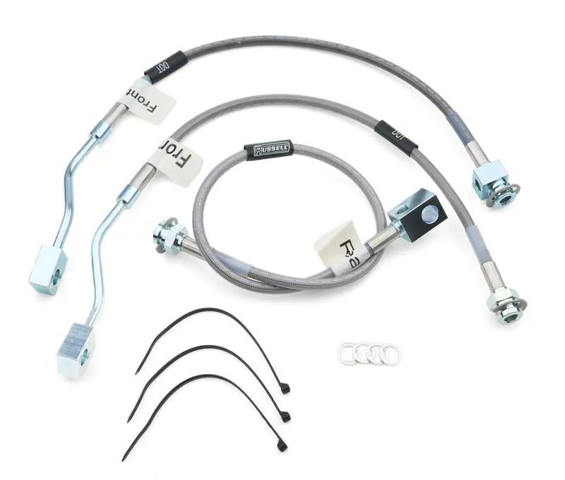 92-96 F150 Brake Lines 2/4Wd Front Disc R Drum 1