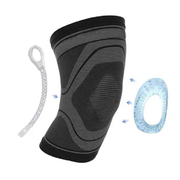 Active Compression Knee Sleeve W/Patella Gel Support And Flexible Stays 1