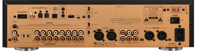 Advance Paris X-P700 Dual Mono Stereo Preamplifier 2