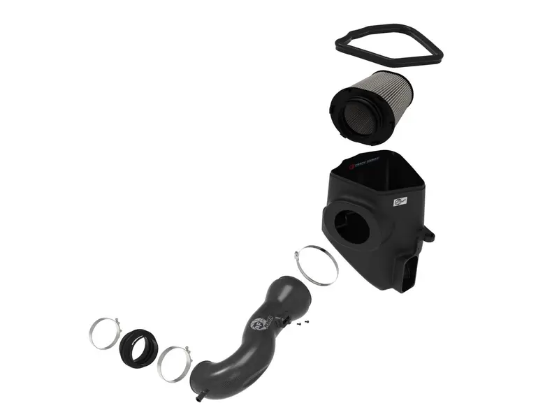Afe 19-21 Gm Trucks 5.3L/6.2L Track Series Carbon Fiber Cold Air Intake System W/ Pro Dry S Filters 2