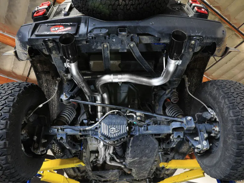 Afe 22-26 Ford Bronco V6 3.0L (Tt) Vulcan Series 3In 304Ss Cat-Back Exhaust System W/ Black Tips 2