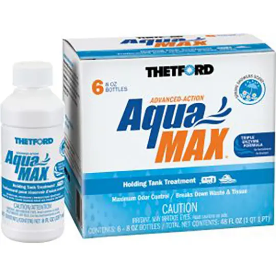 Aquamax Liquid Toilet Tank Deodorant 6 Pack Of 8Oz. Bottles 1