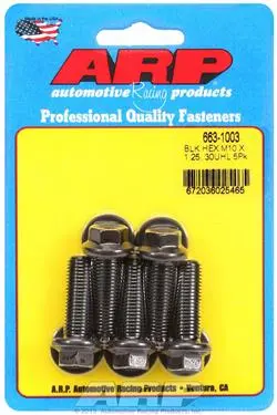 Arp Bolts Metric Thread Bolt Kit 8740 Chrome Moly M10 X 1.25 30Mm Uhl 1