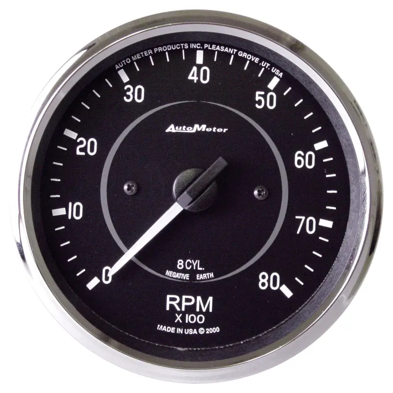 Autometer 4" In-Dash Tachometer, 0-8,000 Rpm, Cobra 1