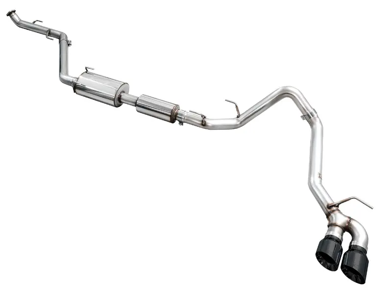 Awe 0Fg Exhaust For 4Th Gen Toyota Tacoma - Dual Diamond Black Tips 1