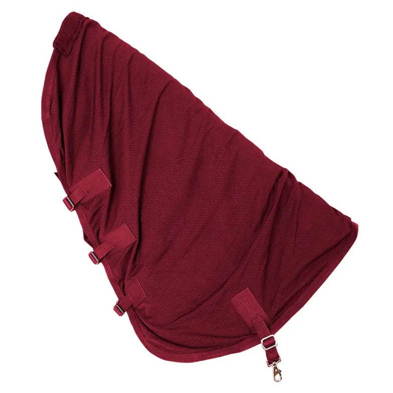 Back On Track Mesh Neck Cover- Wine 1