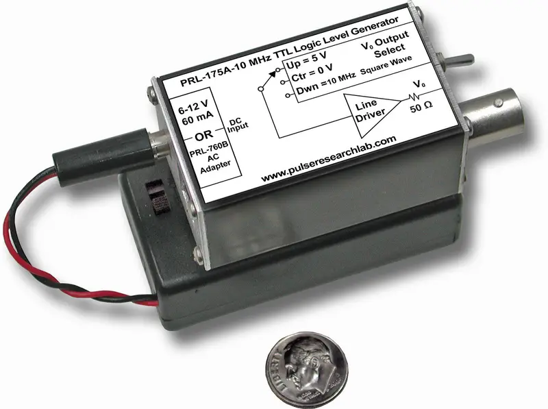 Battery Operated Ttl Logic Level Generator And 10 Mhz Clk Source 1
