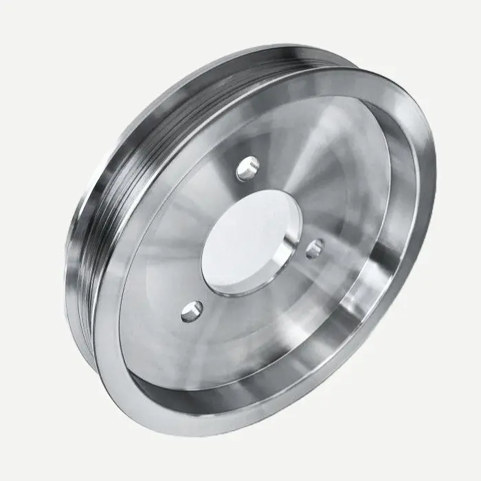 Bbc Crank Pulley Polish W Pol Assy - Chevy Bb Sw 1