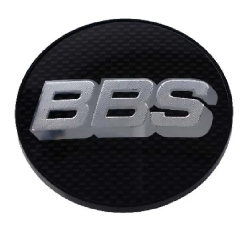 Bbs Center Cap 56Mm Carbon/Silver 1