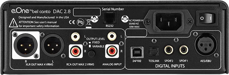 Bel Canto Design Dac 2.8 Dac 2