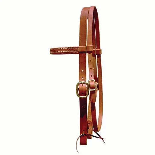 Berlin Custom Leather Draft/Large Quarter Horse Browband Headstall 1