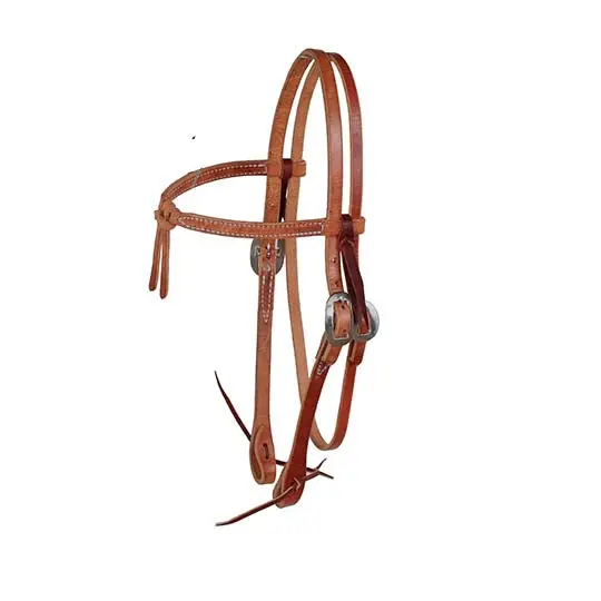 Berlin Custom Leather Futurity Knot Browband Headstall 1
