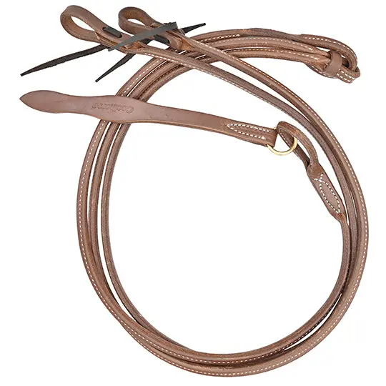 Berlin Custom Leather Heavy Oiled Rolled Leather Romal Reins 1
