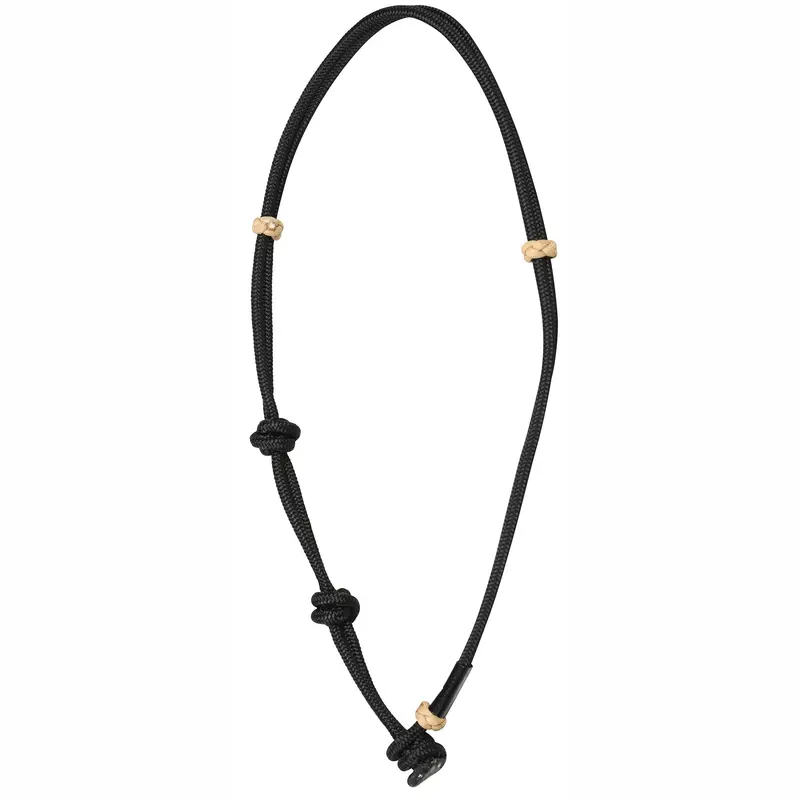 Berlin Custom Leather Wigwam Neck Rope- Black 1