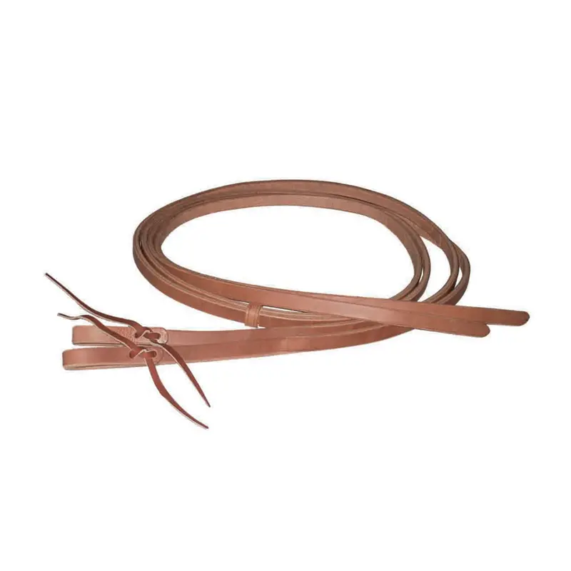 Berlin Leather 5/8" Oiled Harness Leather Split Reins 1