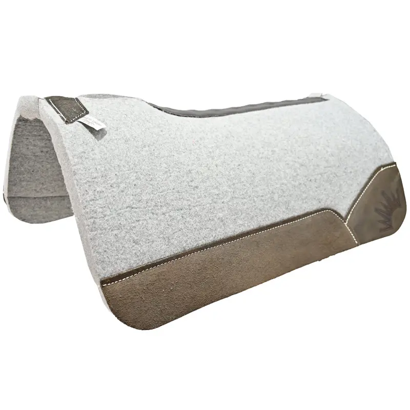 Best Ever 1 1/4" Kush Pad With Chocolate Roughout Wear Leathers- 32"X32" 1