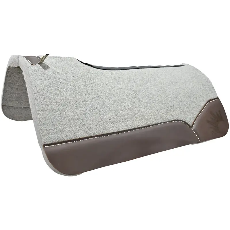 Best Ever 1 1/4" Kush Pad With Oiled Espresso Wear Leathers- 32"X32" 1