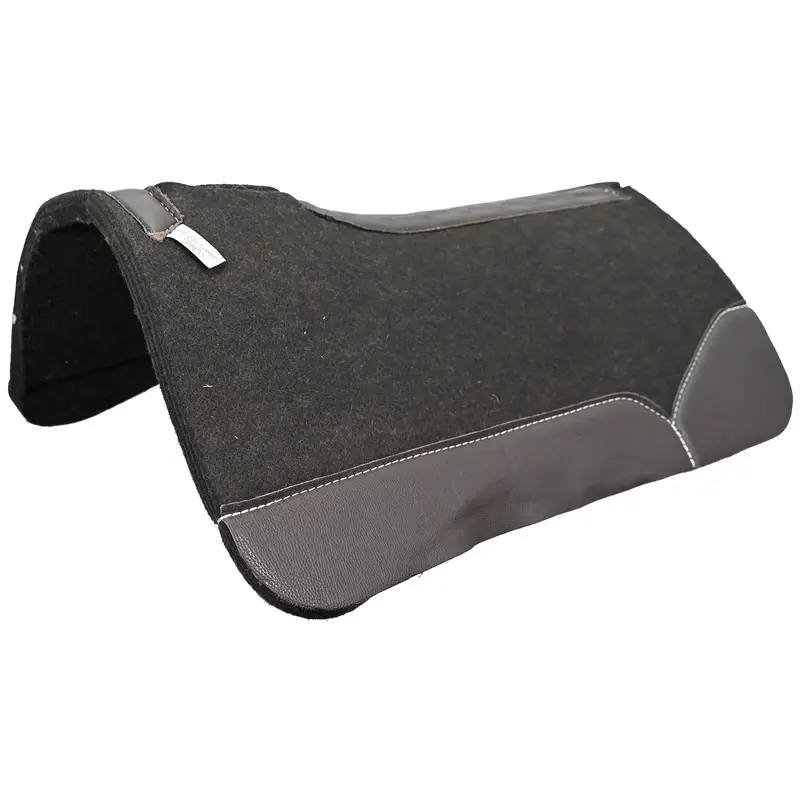 Best Ever 1" Og Saddle Pad With Brown Wear Leathers- 30"X30" 1