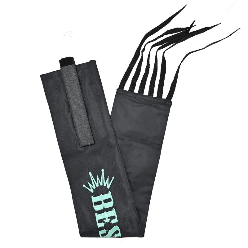 Best Ever Velcro Tail Bag- Black/Turquoise 1