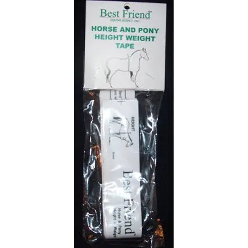 Best Friend Horse And Pony Height Weight Tape 1