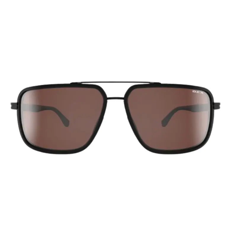 Bex Sunglasses Dusk- Matte Black/Brown/Silver 2
