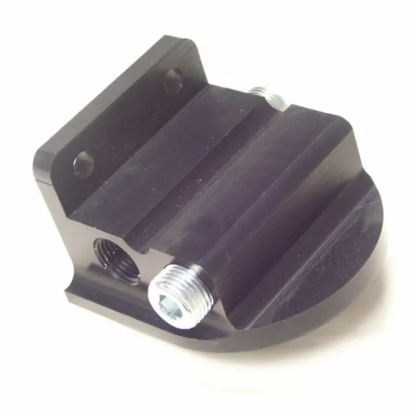 Billet Oil Filter Remote-Ford Filter 1