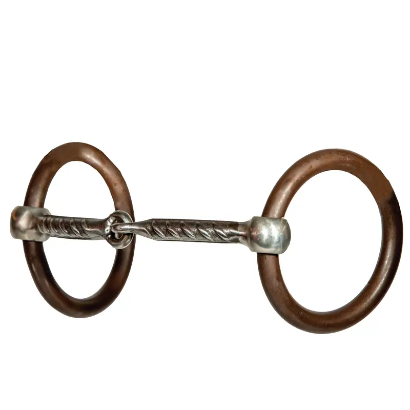 Bob Avila O-Ring Snaffle Bit With Rebar Mouthpiece 1