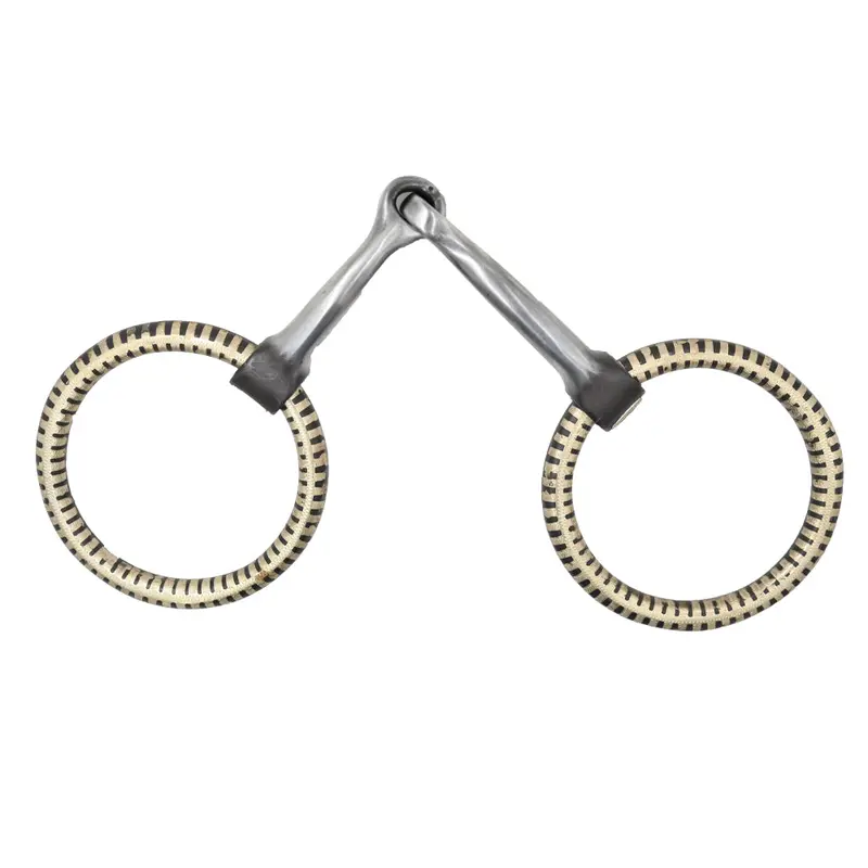 Bob Avila O Ring Snaffle Bit With Silver 1