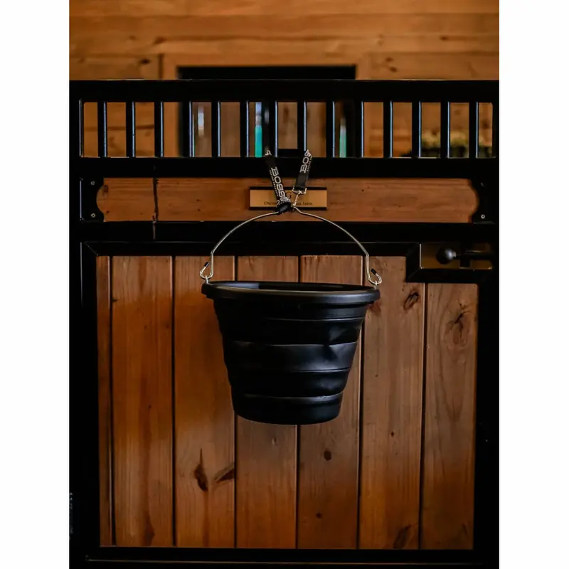 Boss Bucket Collapsible Flat Back Bucket- Black 1