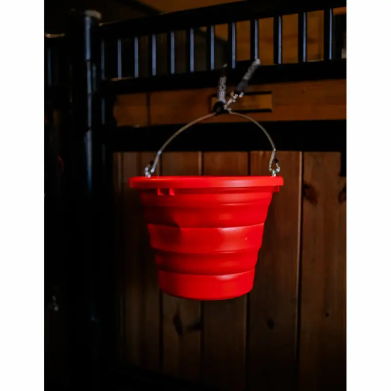 Boss Bucket Collapsible Flat Back Bucket- Red 1