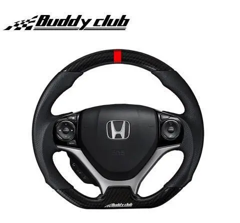 Buddy Club 9Th Gen Civic Racing Spec Steering Wheel ( Carbon Or Leather ) 1