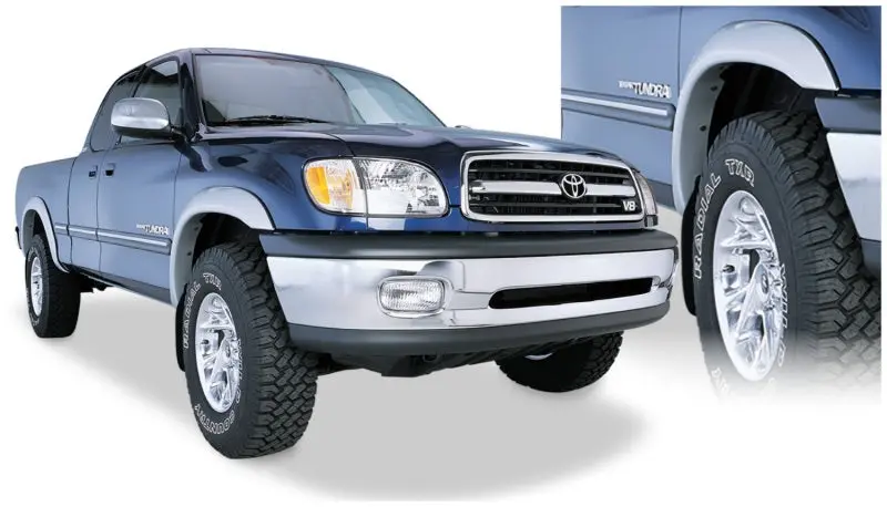 Bushwacker 03-06 Toyota Tundra Standard Cab Fleetside Extend-A-Fender Style Flares 4Pc - Black 1