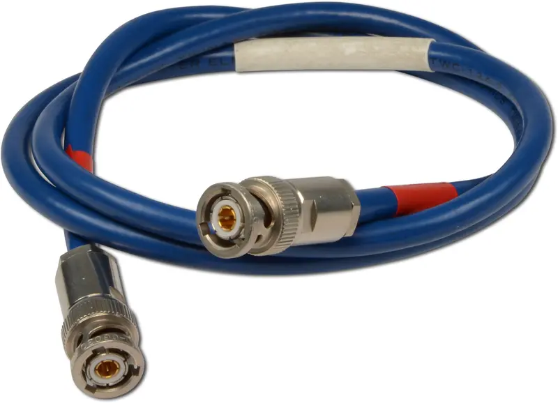 Cable, Shielded Twisted Pair, 124 Ohm Triax To Triax, Length In Inches 1