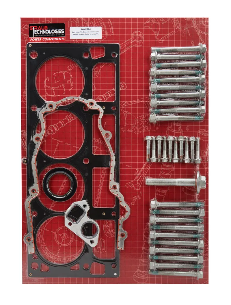 Cam Change Gasket & Bolt Kit Ls3 4In + Bore 1