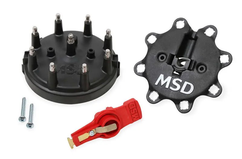 Cap & Rotor Kit - 85-95 Ford - Black 1