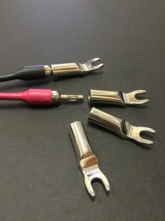 Cardas Bts Banana To Spade Adapter 6Mm - 1/4" Spade - Set Of 4 1