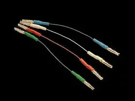 Cardas Hsl Pcce R Rhodium Headshell Leads - Four 1
